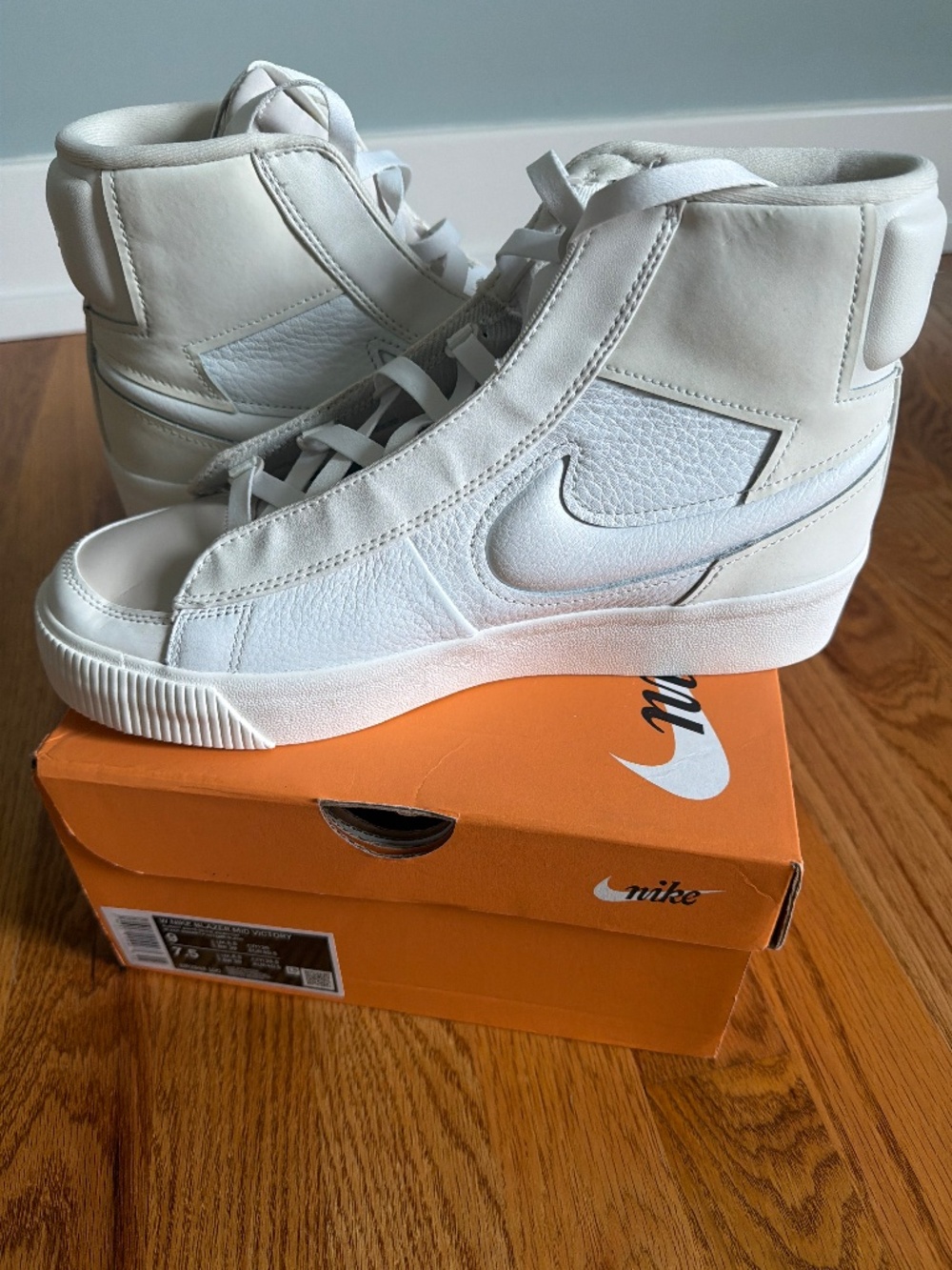 Nike Blazer Mid Victory White Ivory Sz 9 New in Box